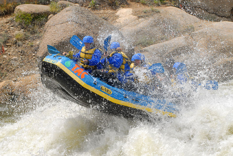Extreme white water rafting in breckenridge co