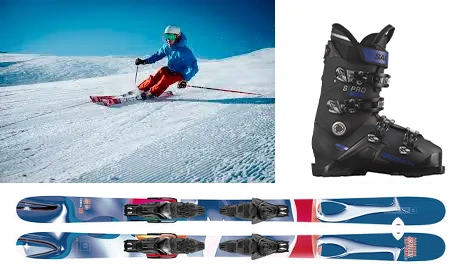 Example of the demo ski rental package